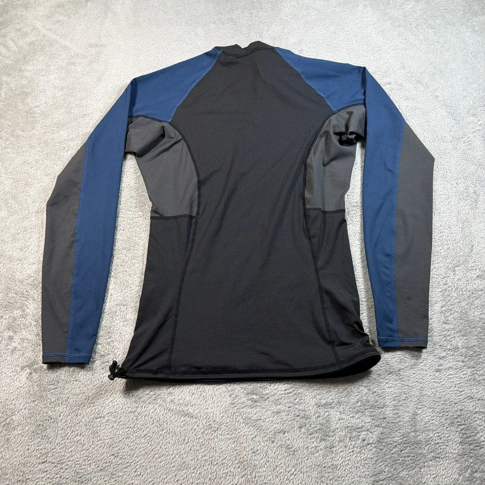 Olaian Decathlon Rash Guard Men Medium Black Anti-UV 500 Long Sleeve UPF 50+ NWT